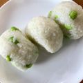 はなぴっち's cooksnap of when they made 枝豆昆布茶おにぎり.