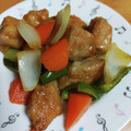 往きつ戻りつ's cooksnap of when they made カレー用豚肉又は豚塊肉で中華炒め.