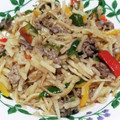 みぽぴぽ's cooksnap of when they made 牛コマとピーマンとじゃがいもの炒め物.