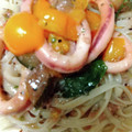 xyzクック's cooksnap of when they made もやしとイカのアヒージョ.