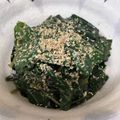 クック5NOFPV☆'s cooksnap of when they made モロヘイヤのからし和え.