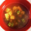 まーさんれなさん's cooksnap of when they made オクラとワカメの中華スープ.
