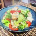 料理男子部🍻's cooksnap of when they made ブロッコリーと海老とパプリカの中華炒め.