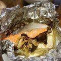 GoGo島みかん's cooksnap of when they made 鮭のホイル焼き♪.