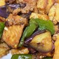 ぴあの姫's cooksnap of when they made 肉なし簡単　茄子と厚揚げのオイスター炒め.