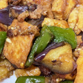 ぴあの姫's cooksnap of when they made 肉なし簡単　茄子と厚揚げのオイスター炒め.