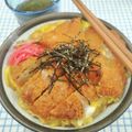 在宅勤務のおじさん's cooksnap of when they made カツはカツでも、メンチカツ丼♪.