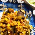 あたむ❤189's cooksnap of when they made なすたっぷりトマトオクラnoドライカレー.
