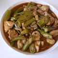 ヒデジュン's cooksnap of when they made オクラとしめじたっぷり甘酸っぱ〜い酢鶏.