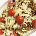 c0c0tora's cooksnap of when they made あるもので！簡単タコライス風ひき肉ごはん.