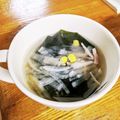 ちえたろう's cooksnap of when they made 給食のわかめスープ.