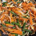 mitimiya's cooksnap of when they made ★お弁当に★玉ねぎ人参シメジナポリタン.