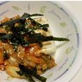 sayaendo＊'s cooksnap of when they made 美腸ダイエットに☆納豆キムチ豆腐☆.