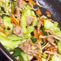 しちゃん919's cooksnap of when they made 【牛肉とピーマンとキャベツの味噌炒め】.