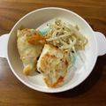 まめ郎's cooksnap of when they made 鶏むね肉でチーズ巻き.