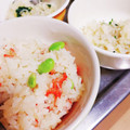 1106のんたん's cooksnap of when they made 切り餅で！桜えびと枝豆の春のおこわ.