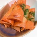 ねこジロ's cooksnap of when they made 春巻。大葉トリムネ明太チーズ。.