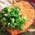 ♡ｉ．ｋ♡'s cooksnap of when they made しみしみ♪ コロッケ うどん ☆.