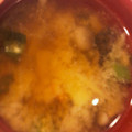 クックS5N2AF☆'s cooksnap of when they made えのき 小松菜 かきたま味噌汁^^.