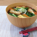 Yukiまむ's cooksnap of when they made 小松菜とお揚げのお味噌汁.