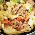 ミセスＡ's cooksnap of when they made キャベツと鶏肉のガーリック炒め.