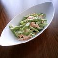 七星てんとう's cooksnap of when they made アスパラとささみの味噌マヨサラダ.