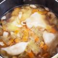 とらおマミー's cooksnap of when they made ワンタンスープ　★宇都宮学校給食.