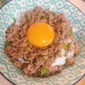 ゆぅぽんmama's cooksnap of when they made 合挽き肉とピーマンだけ☆簡単★スタミナ丼.