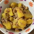 まめ郎's cooksnap of when they made 豚肉とじゃが芋の焦がし味噌マヨガーリック.