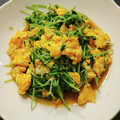 プラハの街並み's cooksnap of when they made 豆苗のたまご炒め.