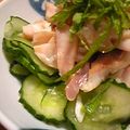 uma4's cooksnap of when they made 塩もみきゅうり、あじの干物和え.