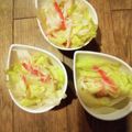 yunapi☆'s cooksnap of when they made レタスとカニかまのさっぱりマリネ.