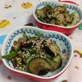 赤い電話's cooksnap of when they made 大量消費！茄子とキュウリの梅和え.