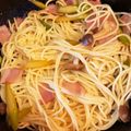 きぽりぽ's cooksnap of when they made アスパラとベーコンのバター醤油パスタ.