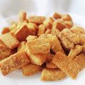 ポコポニョ's cooksnap of when they made パンの耳でおやつ♪きな粉味.