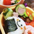 ポコポニョ's cooksnap of when they made ☆きゅうりＤＥ可愛いお弁当☆.
