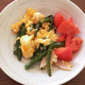 ＠澪音's cooksnap of when they made 簡単★いんげん＆トマト＆玉子の中華炒め.