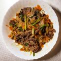 セブン克明's cooksnap of when they made 黄金の味で、絶品プルコギ、簡単旨い！.