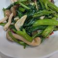 クックEKELXT☆'s cooksnap of when they made 速攻！いかと空芯菜の炒め物.