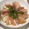 まいたけさん↑'s cooksnap of when they made 桃のカプレーゼ(桃とチーズのサラダ).
