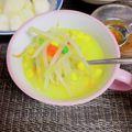へい♡ゆー♡'s cooksnap of when they made “朝のたべるスープ”もやし&Mixベジ.