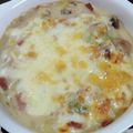 おせきはんの台所's cooksnap of when they made ☆簡単♡白菜ベーコンとろ～りグラタン☆.