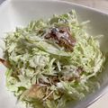 papikun's cooksnap of when they made リメイク☆翌日のケンタか唐揚げ消費サラダ.