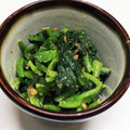 新妻あや's cooksnap of when they made ほうれん草のアーモンドバター和え.
