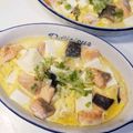 ハッピーまるしぇ's cooksnap of when they made 漢方医お勧め薬膳！三文魚豆腐蒸蛋.