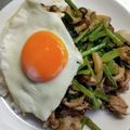 mi_co22's cooksnap of when they made 豚肉と小松菜のスタミナ丼.