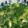 菜つ実☆ミ's cooksnap of when they made モロヘイヤと茗荷のおひたし.