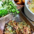 ☆あさ's cooksnap of when they made 納豆とエノキと大葉のかき揚げ.