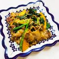 あっこ姉's cooksnap of when they made 豚バラ・小松菜・南瓜の甘辛ごま炒め♪.