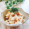 Satoco❋'s cooksnap of when they made 蓮根とちくわのシャキシャキ梅マヨ和え.
